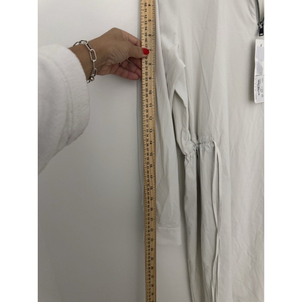 lululemon athletica Light Gray Long Sleeve Drawstring Dress - Picture 8 of 10